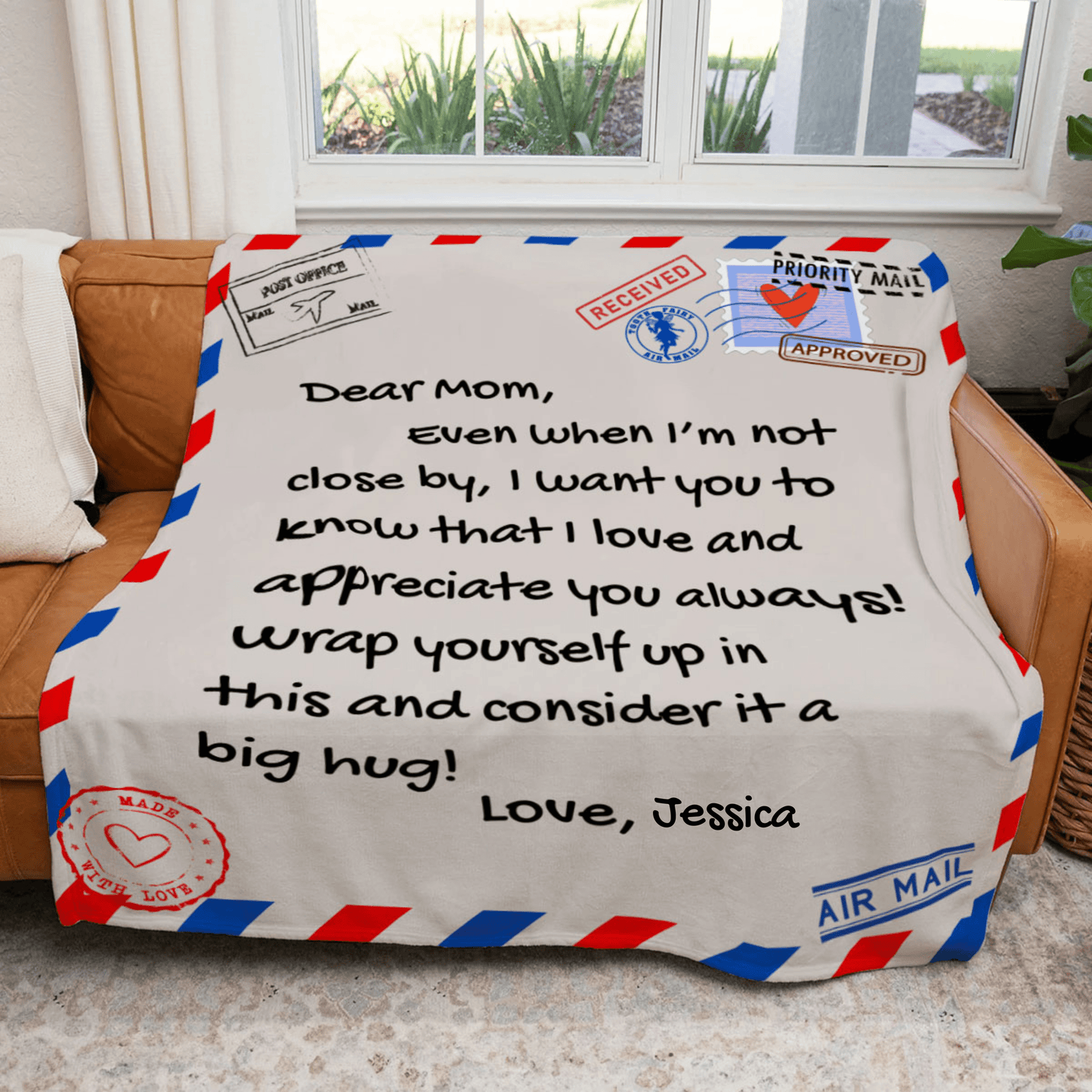 Mothers Day Gifts - Gifts for Mom - Personalized Mom Blanket - Letter to Mom w/ Your Own Finish - Mom Gifts from Daughter, Son, To My Mom Blanket, Mother Blanket, Letter From Son To Mom Blanket, Custom Name Blanket, Best Gift Blanket For Mother, Birthday Gift For Her