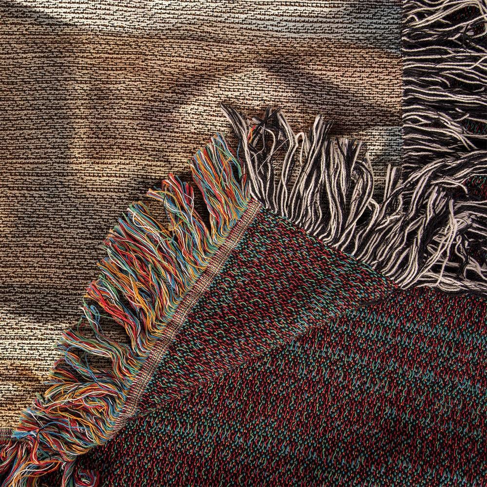 Gift for Wife Husband Soulmate | Heirloom Photo Woven Blanket
