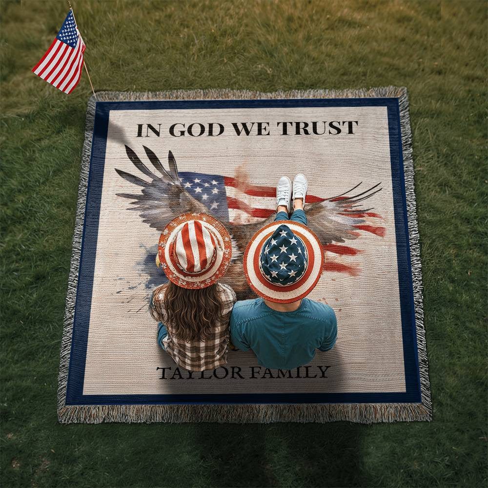 In God We Trust | Heirloom Woven Blanket
