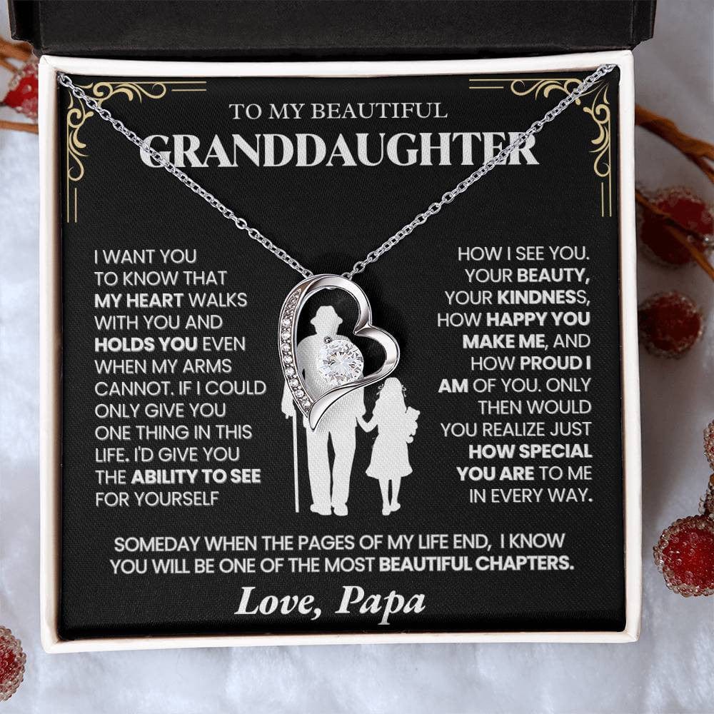 Gift for Granddaughter | My Heart Walks With You