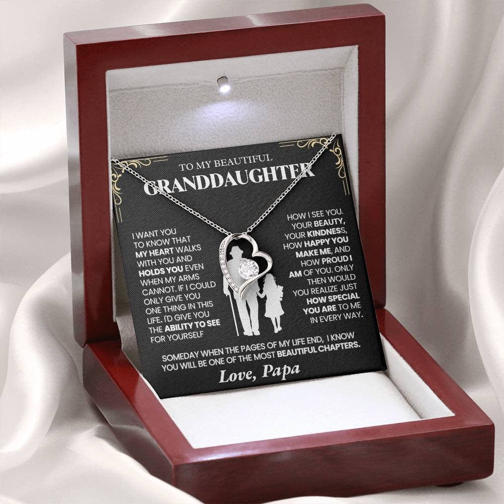 Gift for Granddaughter | My Heart Walks With You