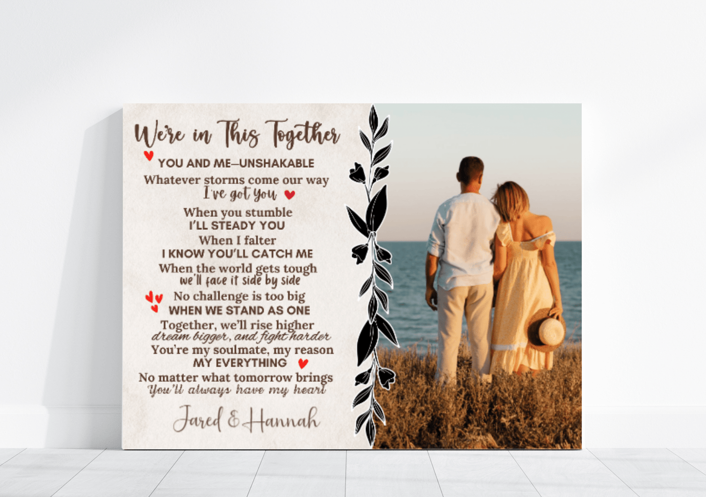 Gift for Wife Soulmate Couples | We're Unshakable