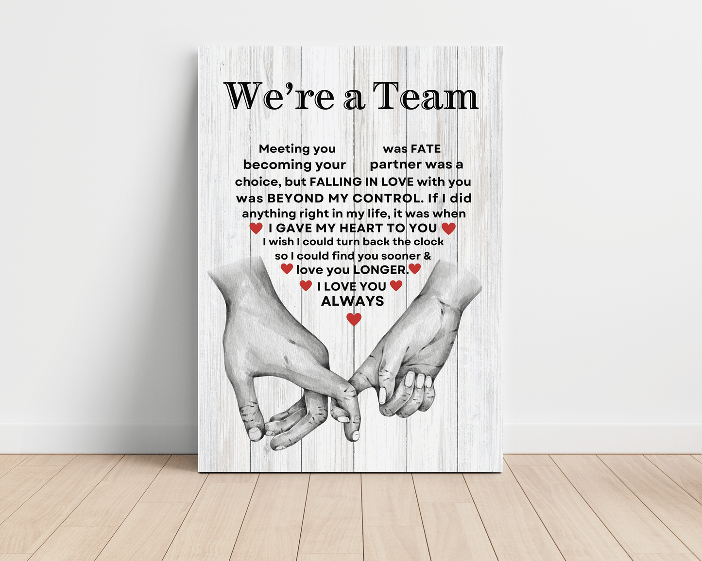 Gift for Wife Soulmate Couples | We're A Team