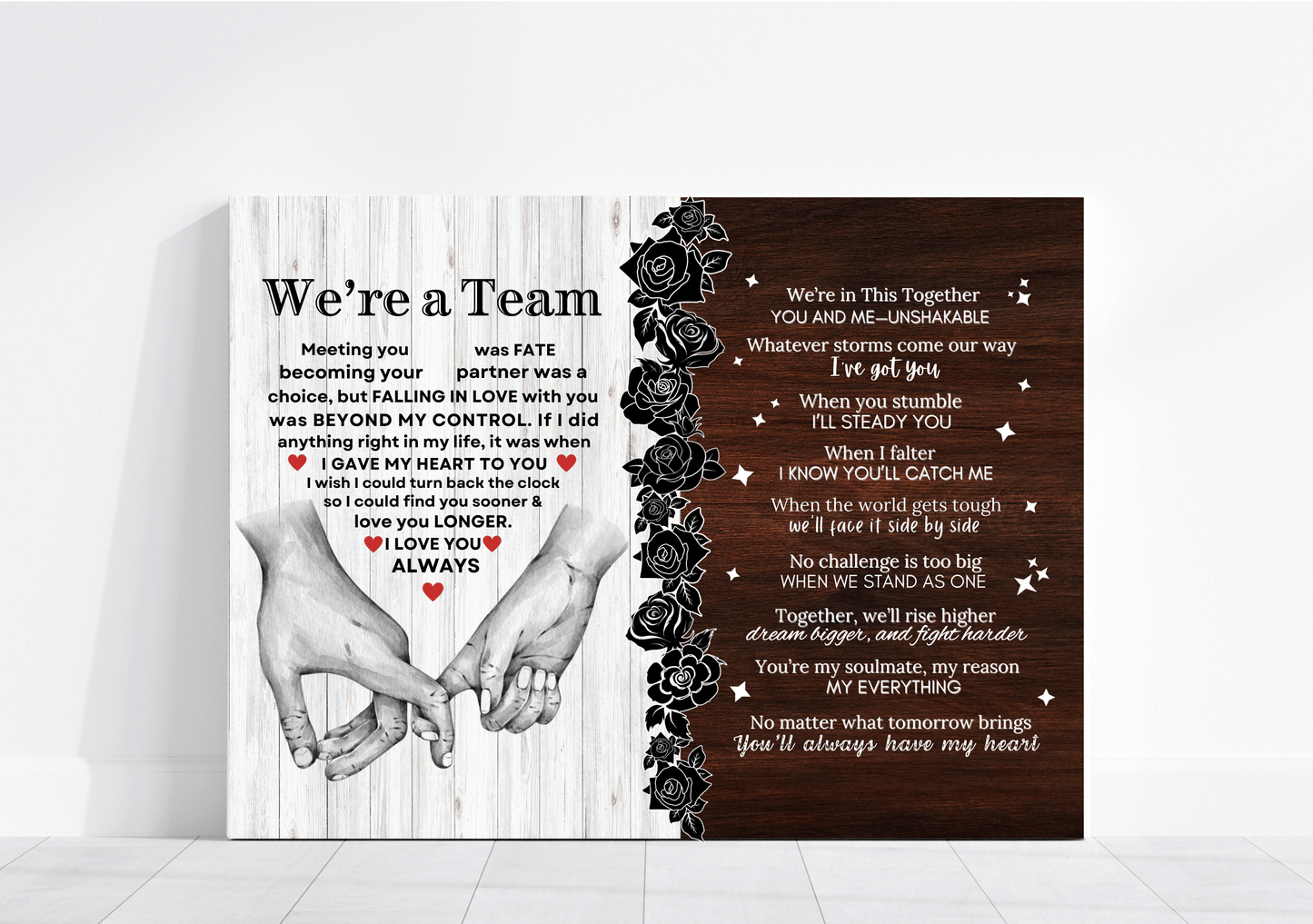 Gift for Wife Soulmate Couples | We're In This Together