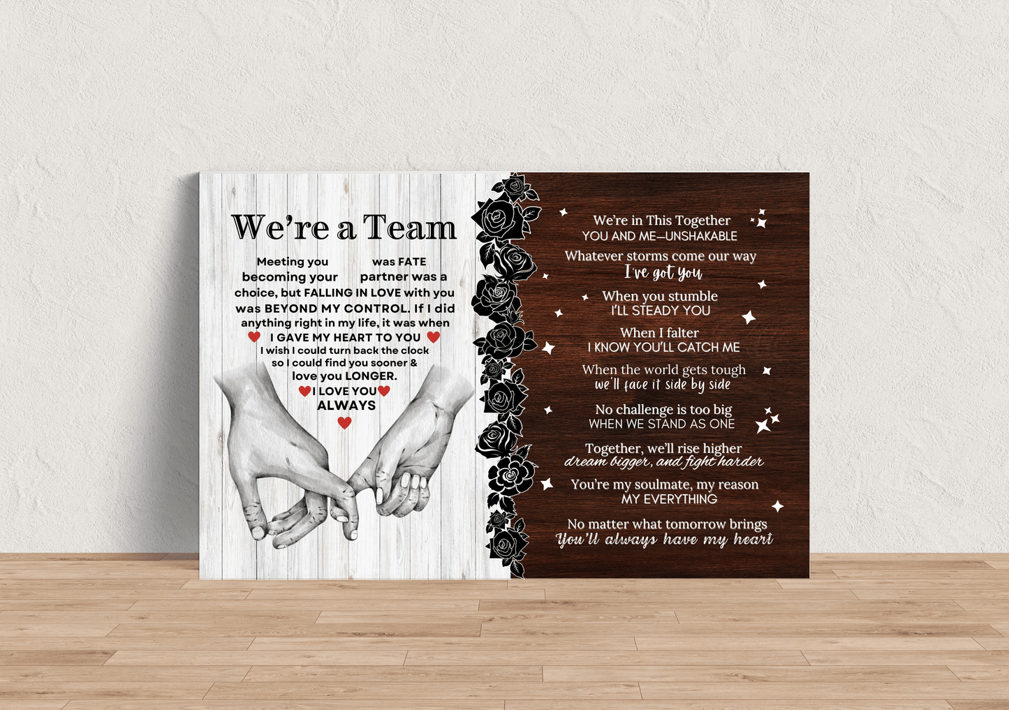 Gift for Wife Soulmate Couples | We're In This Together