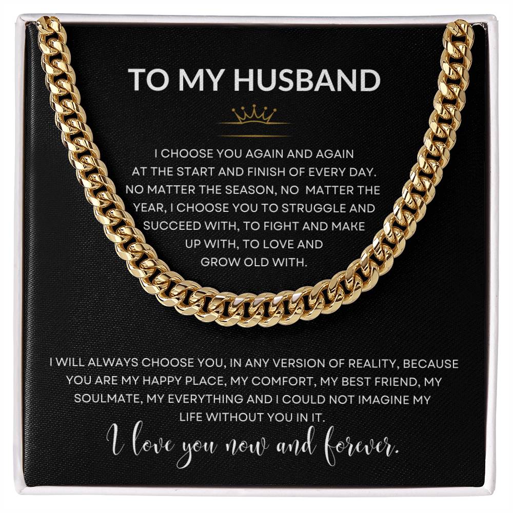 Gift for Husband | I Choose You
