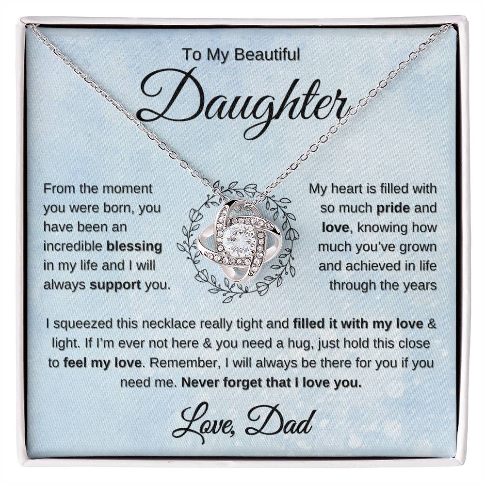 Gift for Daughter from dad you are an incredible blessing necklace