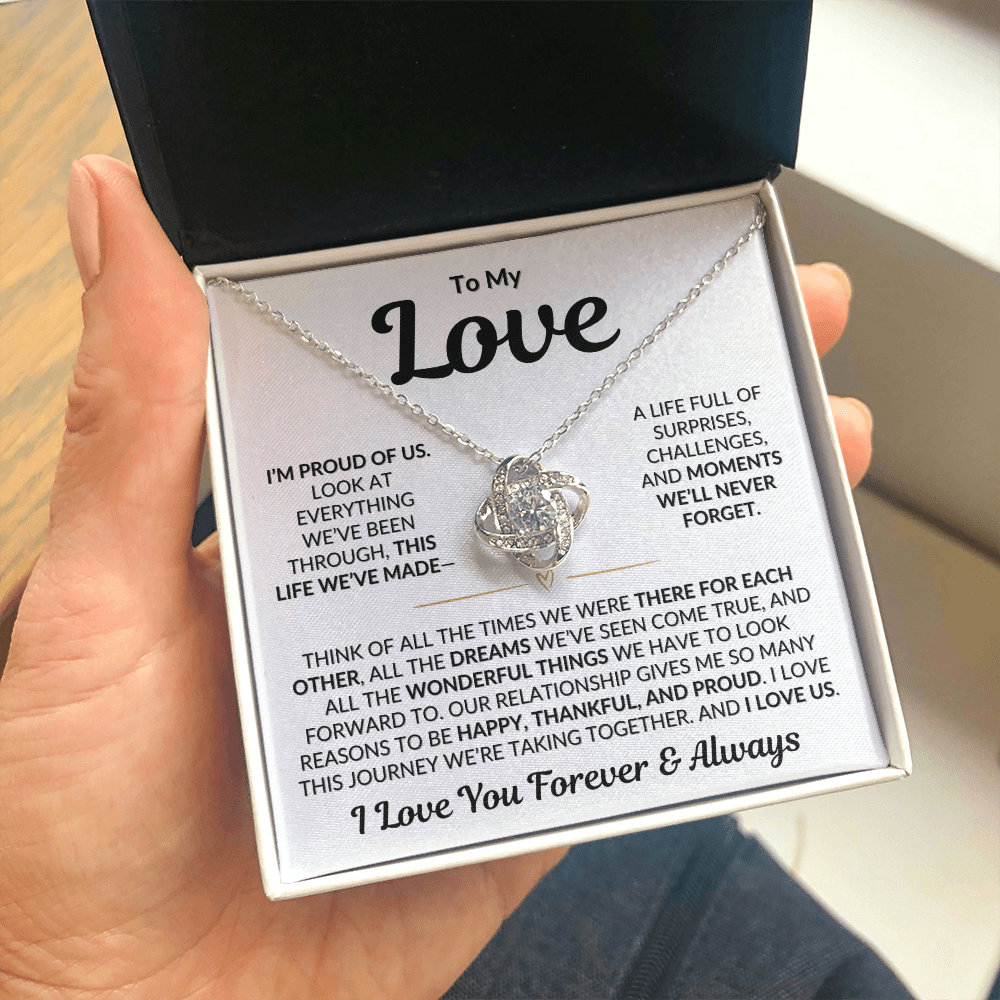 To My Love | I'm Proud of Us