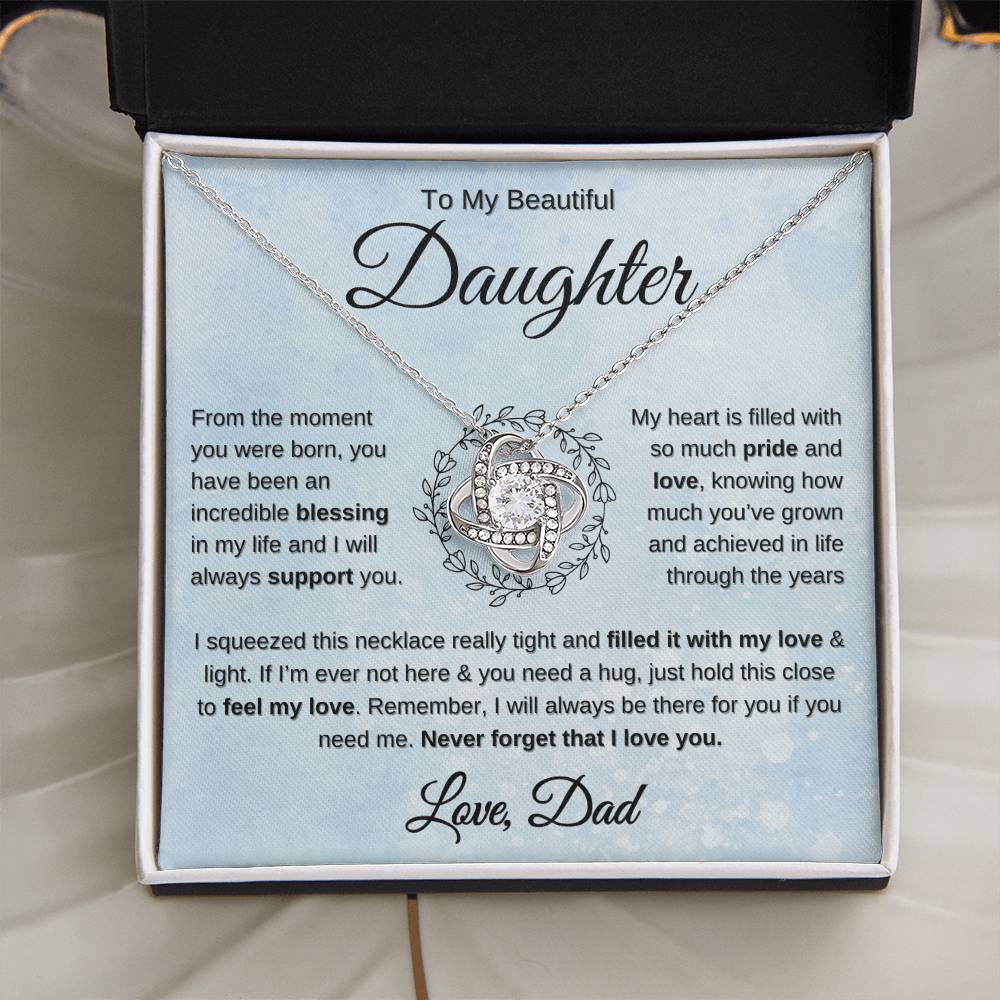Gift for Daughter from dad you are an incredible blessing necklace