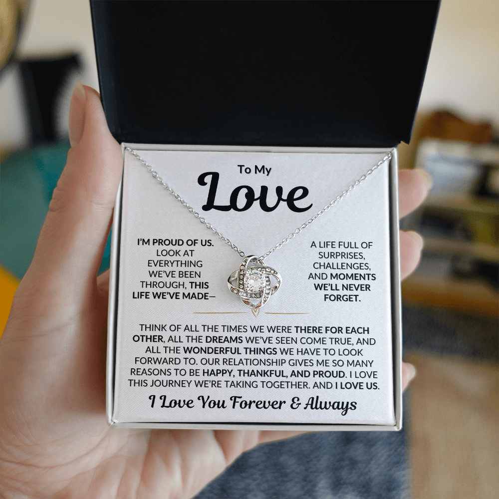 To My Love | I'm Proud of Us