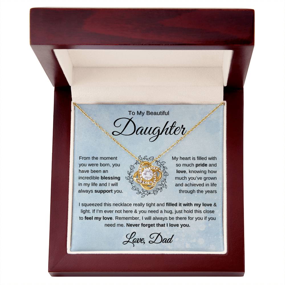 Gift for Daughter from dad you are an incredible blessing necklace