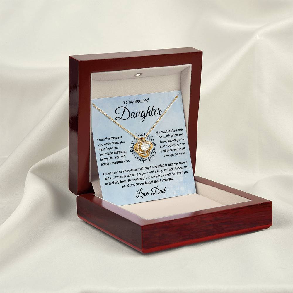 Gift for Daughter from dad you are an incredible blessing necklace