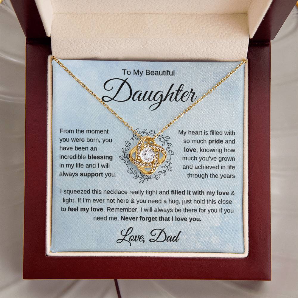Gift for Daughter from dad you are an incredible blessing necklace