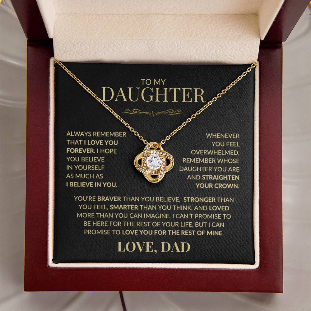 Gift for Daughter from Dad - Always Remember That I Love You Forever