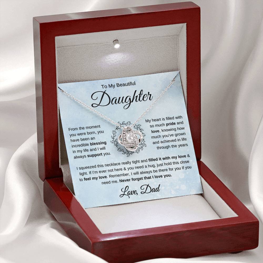Gift for Daughter from dad you are an incredible blessing necklace