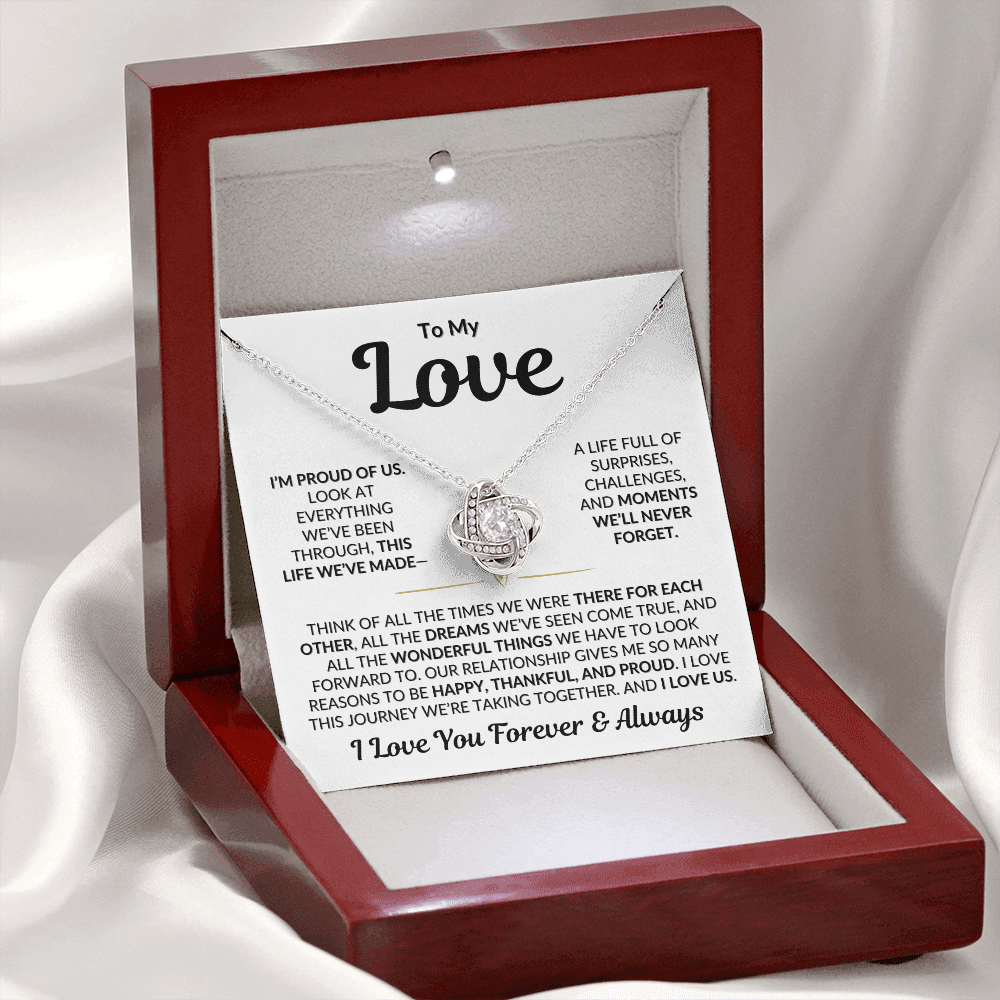 To My Love | I'm Proud of Us