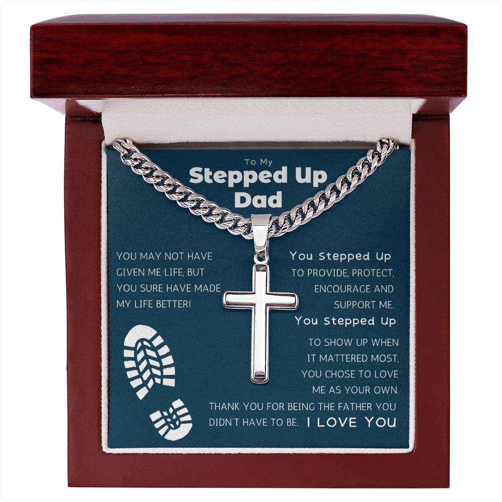 Gift for Step Dad | Stepped Up Dad