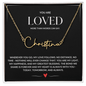 Gift for Her | Signature Name | You Are Loved