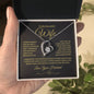 To My Beautiful Wife | Forever Love Necklace - BG