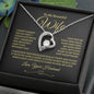 To My Beautiful Wife | Forever Love Necklace - BG