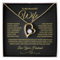To My Beautiful Wife | Forever Love Necklace - BG