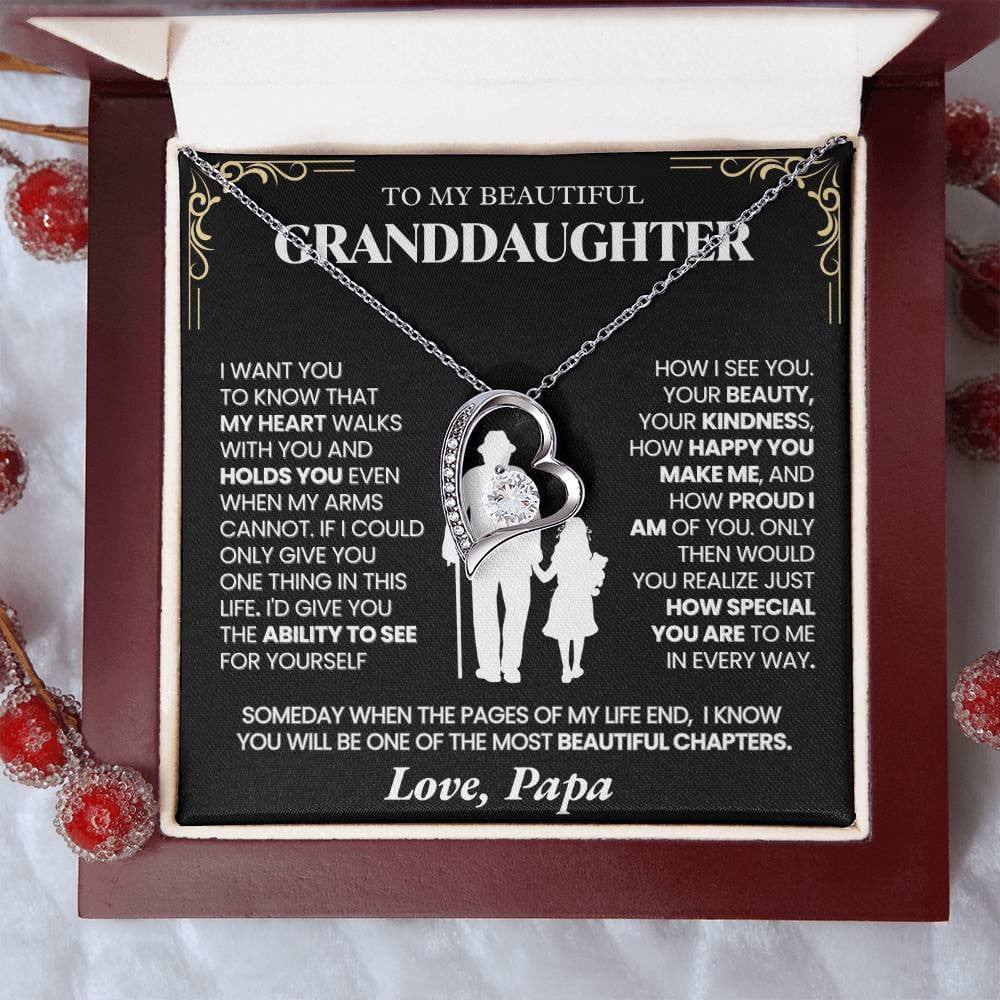 Gift for Granddaughter | My Heart Walks With You