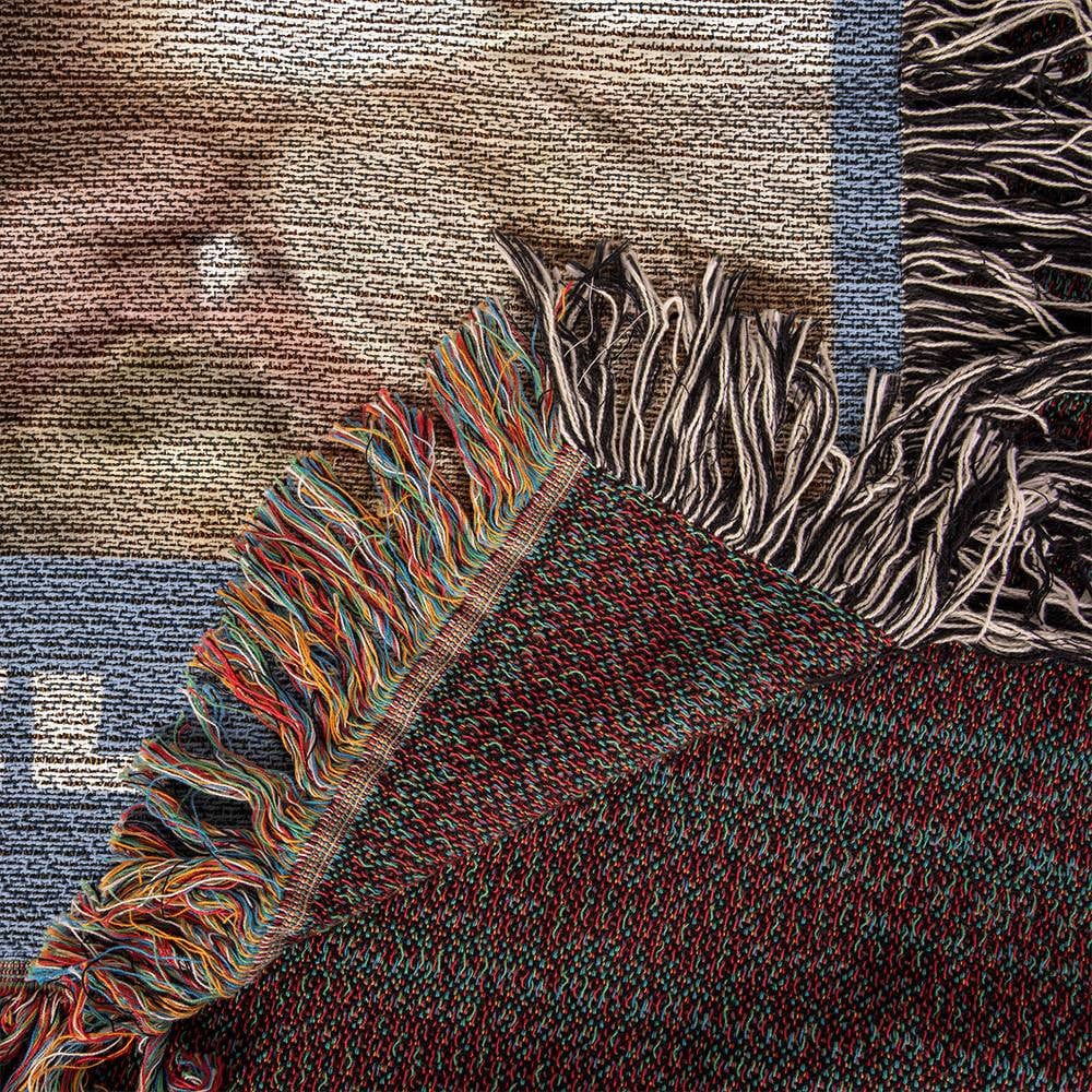 Gift for Couples | 3x3 Heirloom Photo Woven Blanket