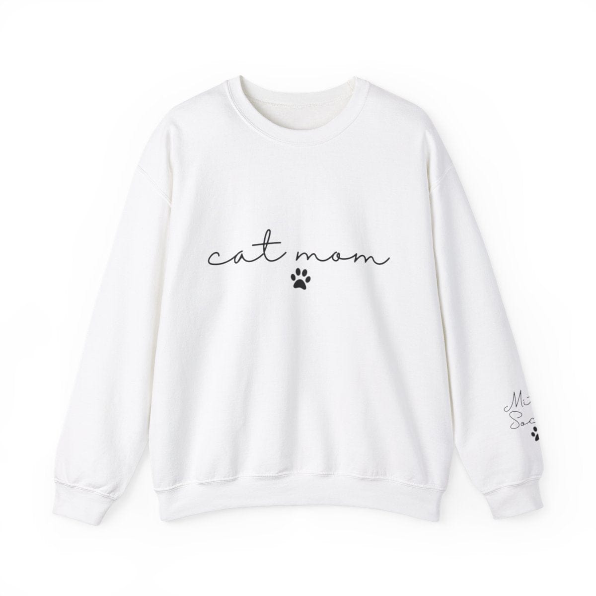 Cat Mom Sweatshirts, Custom Cat Mom Shirt, Cat Mom Shirts, Women's Sweatshirts, Cat Mom Tshirt, Cat Mom Gift, Cat Mom Tee, Custom Cat Mama Sweatshirt with Pet Name on Sleeve, Crewneck or Hoodie, Custom Neck Sleeve Design, Fur Mama, Cat Mom Shirt, Cat Mama, Cat Lover Sweatshirt, Cat People Sweatshirt, New Cat Owner Sweatshirt, Pet Lover Sweatshirt