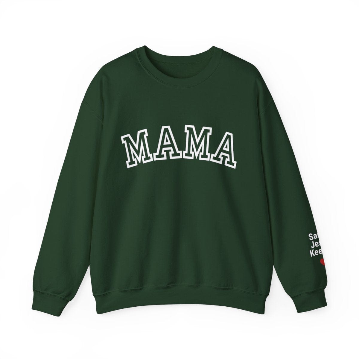 Custom Mama Sweatshirt with Kid Name on Sleeve, Personalized Mom Sweatshirt, Minimalist Momma Sweater, Christmas Gift for Mom, Gift for Her, Personalized Mama Sweatshirt with Kid Names on Sleeve, Mothers Day Gift, Birthday Gift for Mom, New Mom Gift, Minimalist Cool Mom Sweater