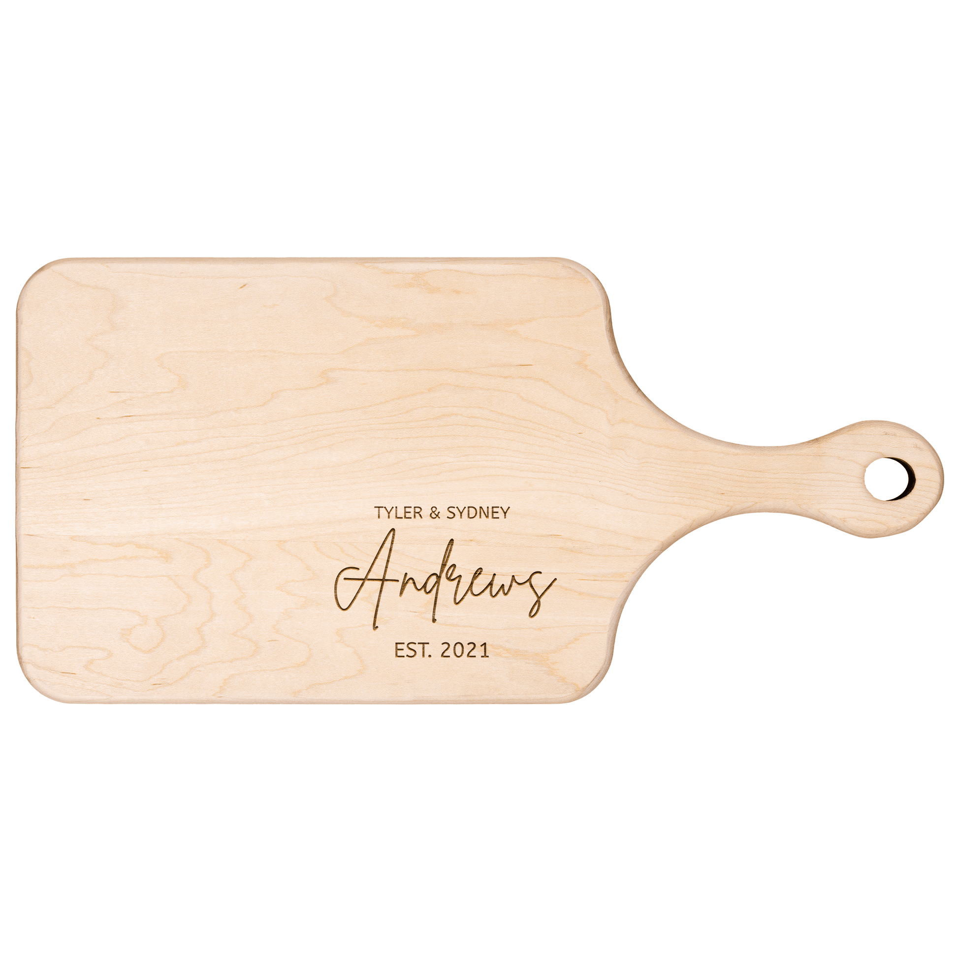 Charcuterie Board Personalized Serving Board with Handle Monogrammed Personalized Cheese Board Engagement Gift Bridal Shower Gift Newlywed