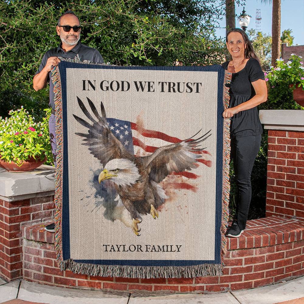 In God We Trust | Heirloom Woven Blanket