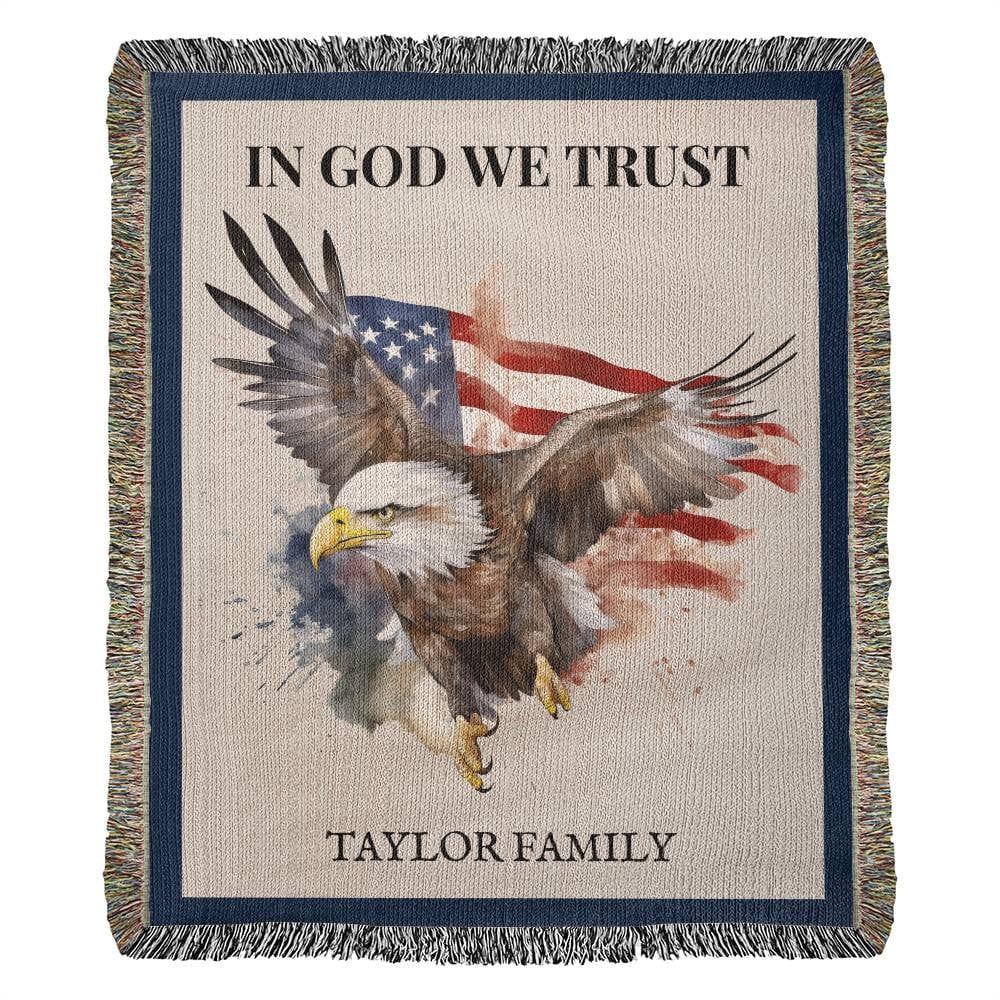 In God We Trust | Heirloom Woven Blanket