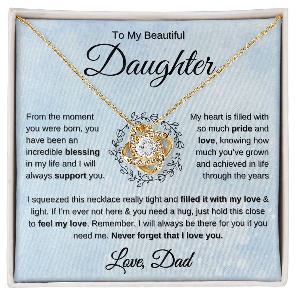 Gift for Daughter from dad you are an incredible blessing necklace 