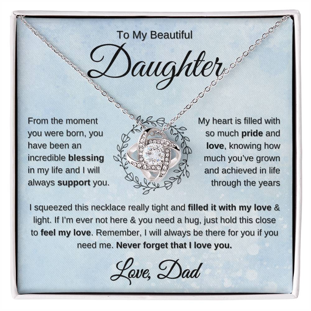 Gift for Daughter from dad you are an incredible blessing necklace 