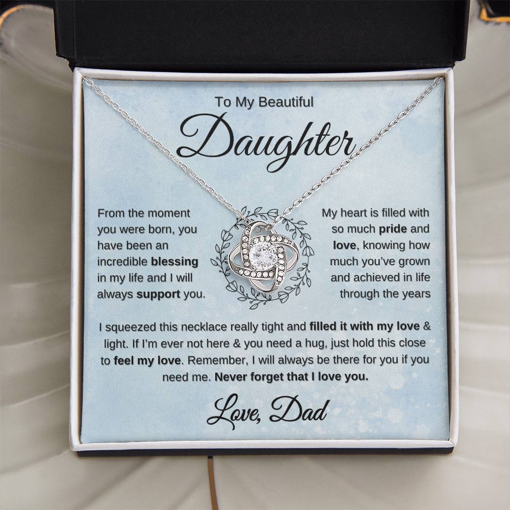 Gift for Daughter from dad you are an incredible blessing necklace 