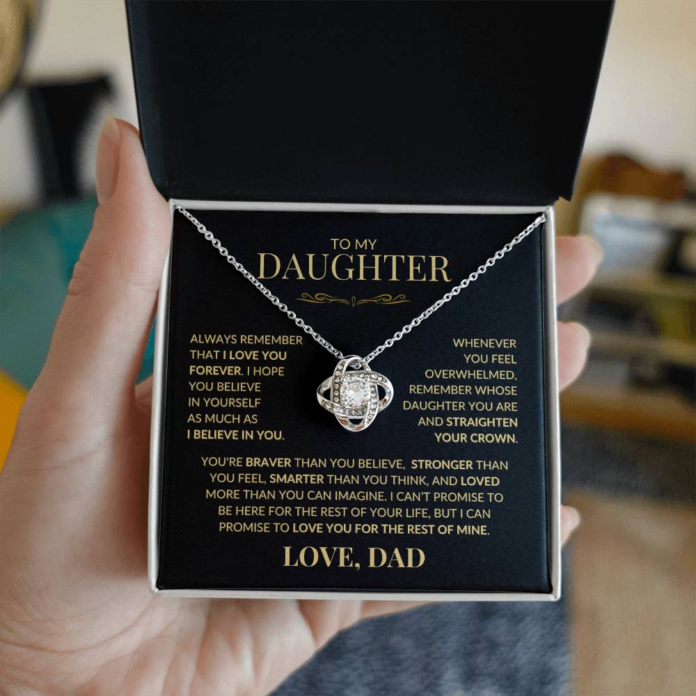 Gift for Daughter from Dad - Always Remember That I Love You Forever