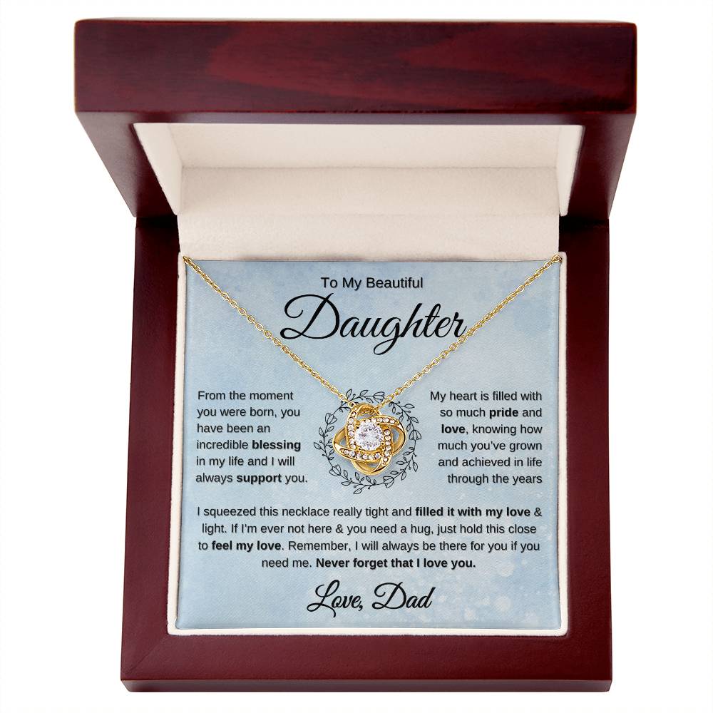 Gift for Daughter from dad you are an incredible blessing necklace 