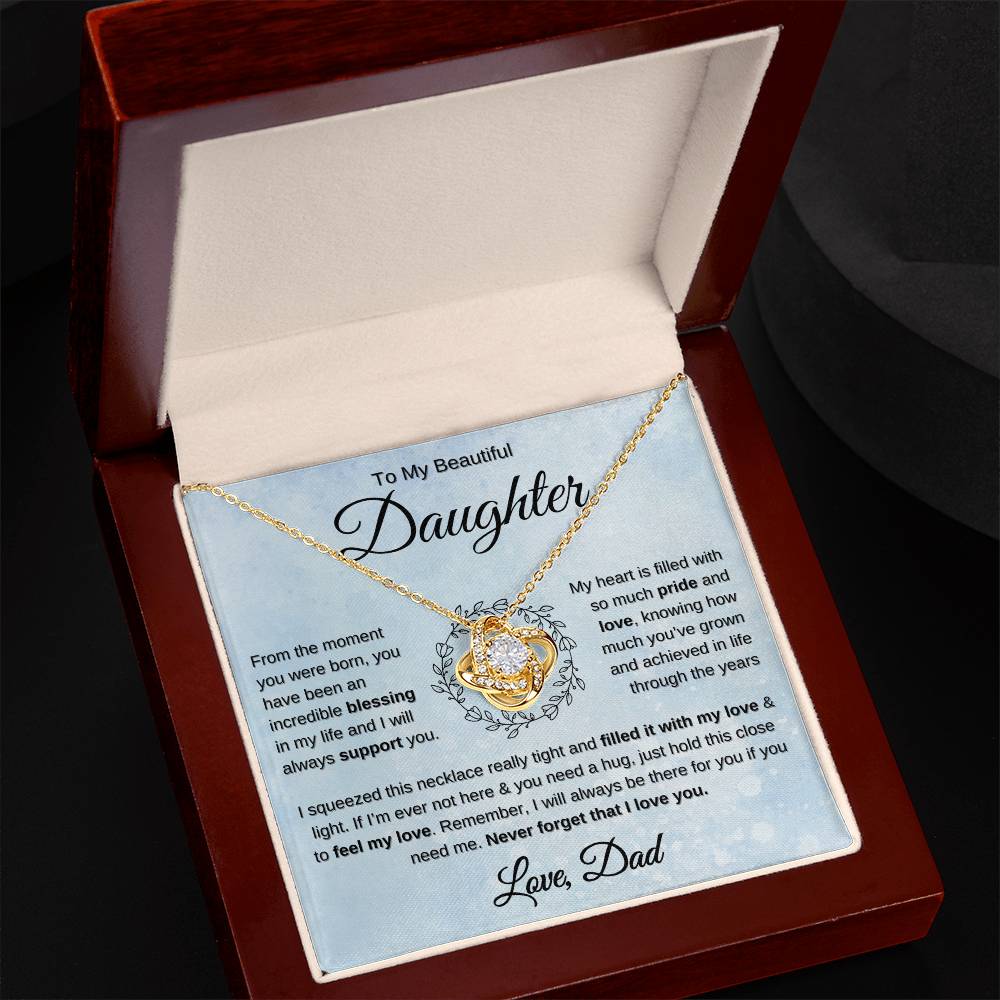 Gift for Daughter from dad you are an incredible blessing necklace 