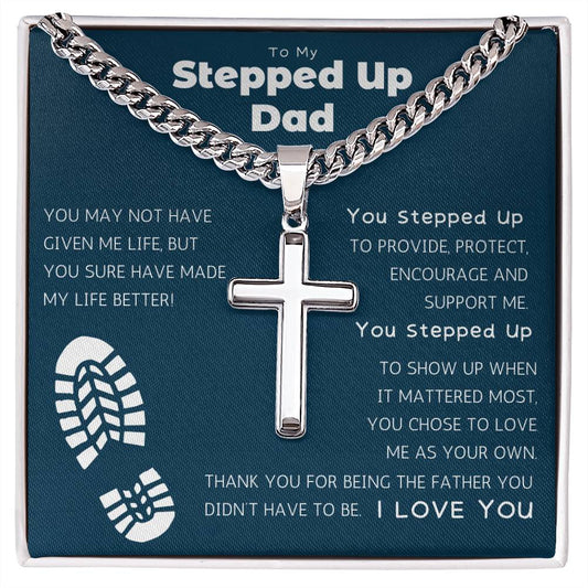 Gift for Step Dad | Stepped Up Dad