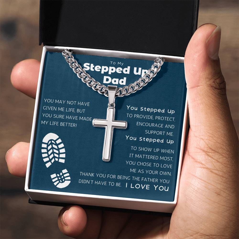 Gift for Step Dad | Stepped Up Dad