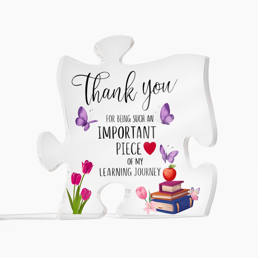 Gift for Teacher | Important Piece Acrylic