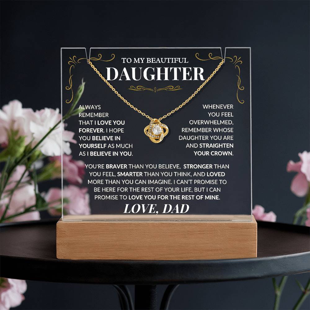 Gift for Daughter | Always Remember I Love You Acrylic - Design It Personal