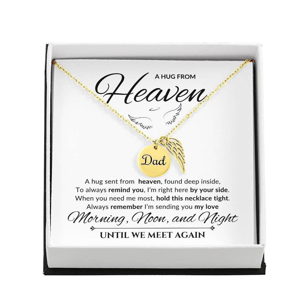 In Remembrance of Dad | Memorial Necklace WB063V2 - Design It Personal