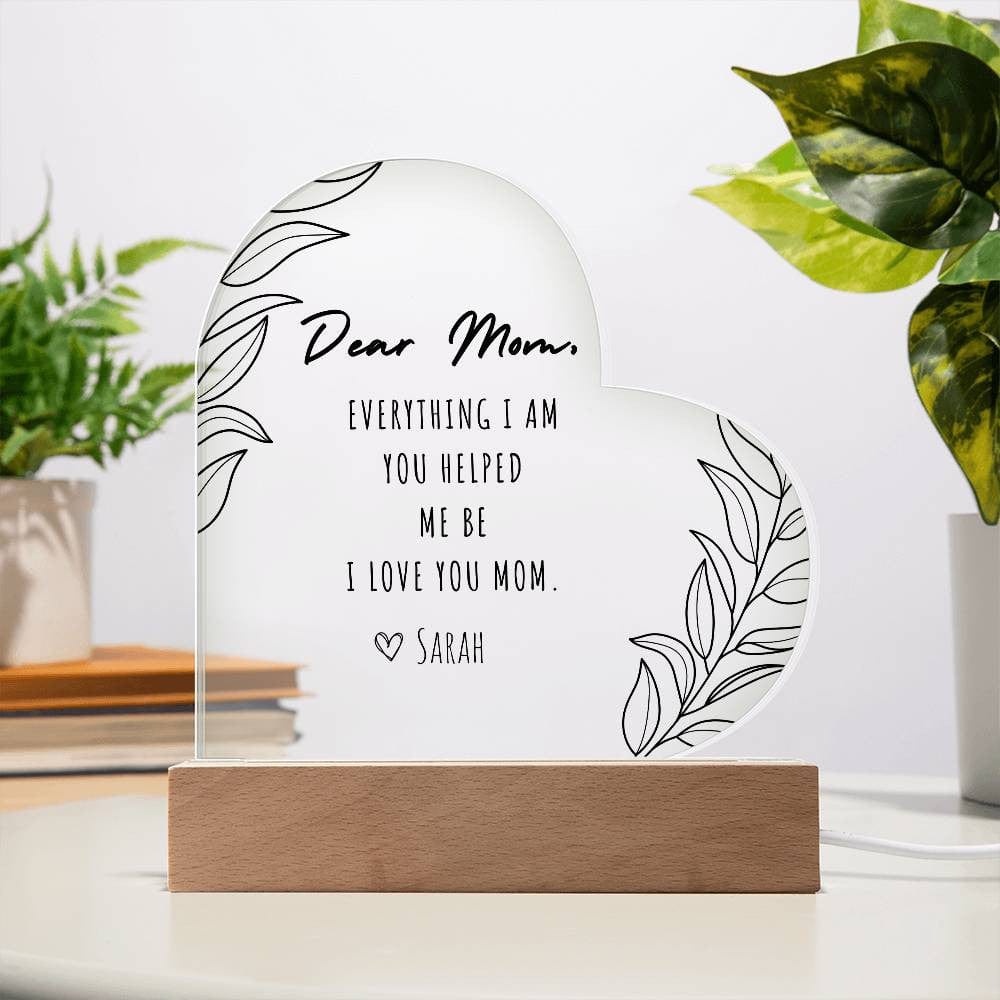 Gift Idea for Mom - Night Light for Mommy - Personalized Gift for Mom - Mother's Day Gift 2024 - Gift for Mother in Law - Custom Mom Present Personalized Gift for Mom - Mothers Day Gift 2024 - Gifts for Mom - Mom Gift Ideas - Gift for Mommy - First Mothers Day - Mom Birthday Gifts